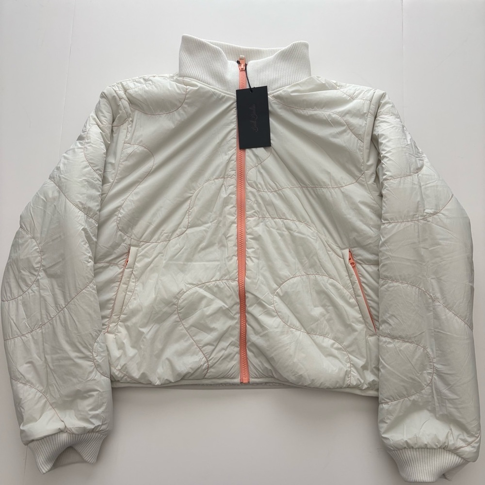 Women’s Bad Birdie Golf Jacket Reversible Cozy Jacket XL NWT MSRP$160 - Picture 2 of 11